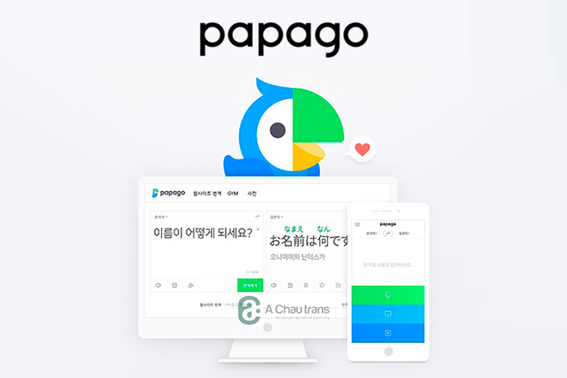 Phần mềm dịch thuật tiếng Nhật Papago