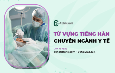 150+ Từ vựng tiếng Hàn chuyên ngành y tế chuyên nghiệp