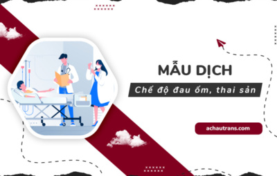 Mẫu dịch danh sách đề nghị hưởng chế độ ốm đau, thai sản