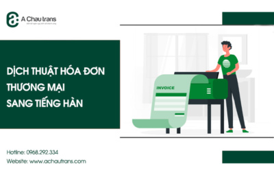 Dịch thuật hóa đơn thương mại sang tiếng Hàn