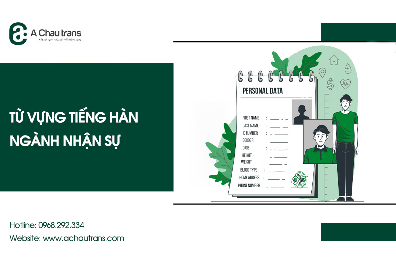 Từ vựng tiếng Hàn chuyên ngành nhân sự