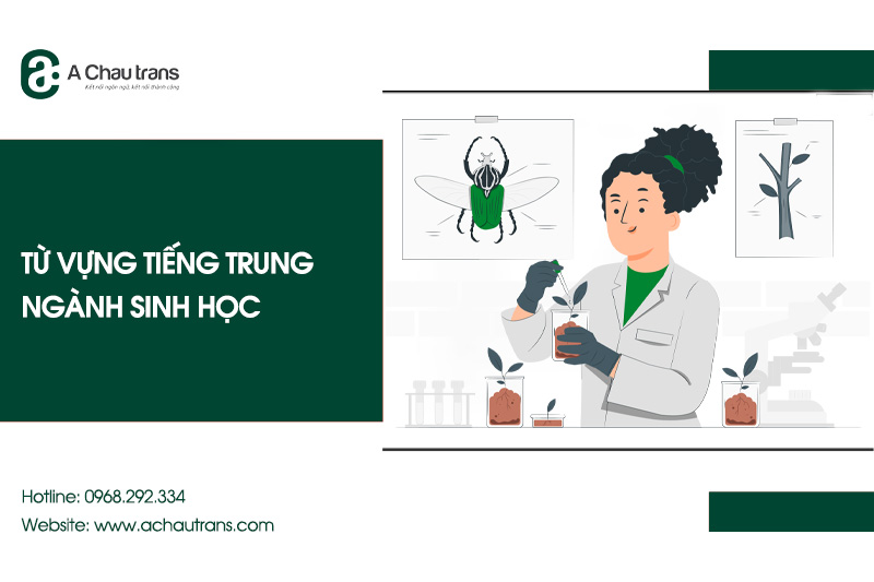 Từ vựng tiếng Trung chuyên ngành sinh học